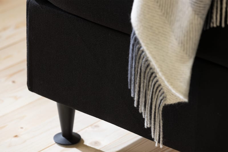 Ella Sänggavel 120 cm Djuphäftad - Svart - Möbler - Säng - Sängtillbehör & sänggavel - Sänggavlar & huvudgavlar