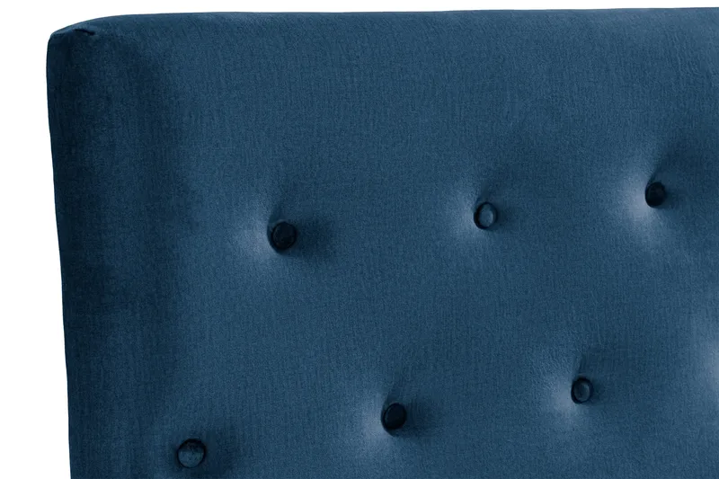 Ella Sänggavel 120 cm Knappar - Blå/Sammet - Möbler - Säng - Sängtillbehör & sänggavel - Sänggavlar & huvudgavlar