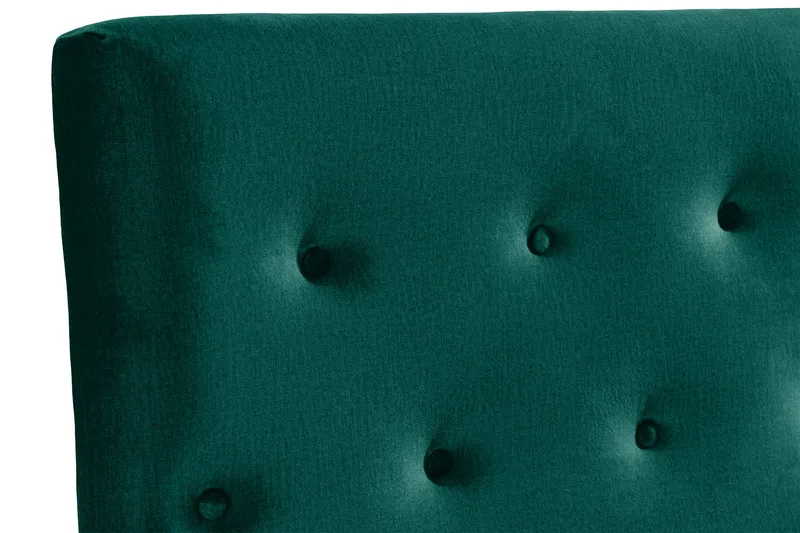Ella Sänggavel 120 cm Knappar - Grön/Sammet - Möbler - Säng - Sängtillbehör & sänggavel - Sänggavlar & huvudgavlar