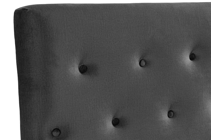 Ella Sänggavel 120 cm Knappar - Mellangrå/Sammet - Möbler - Säng - Sängtillbehör & sänggavel - Sänggavlar & huvudgavlar