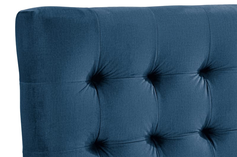 Ella Sänggavel 120 cm Rutig - Blå/Sammet - Möbler - Säng - Sängtillbehör & sänggavel - Sänggavlar & huvudgavlar