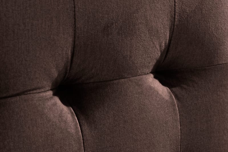 Ella Sänggavel 120 cm Rutig - Brun/Sammet - Möbler - Säng - Sängtillbehör & sänggavel - Sänggavlar & huvudgavlar