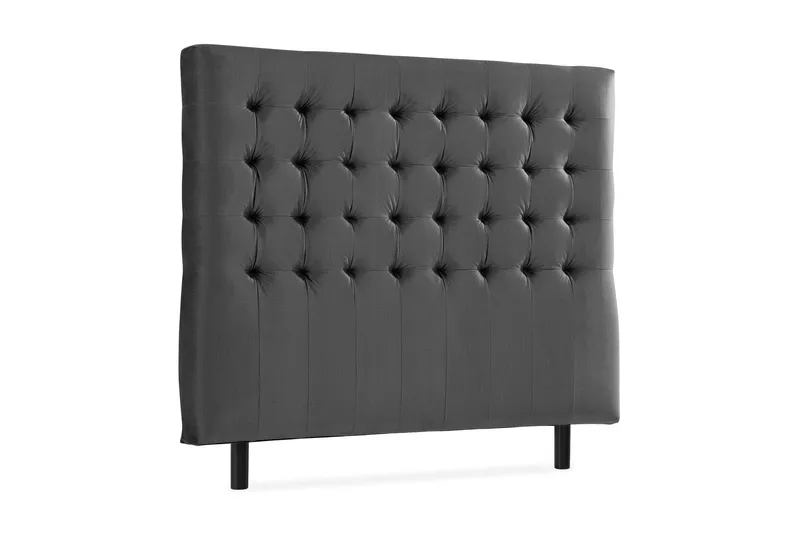 Ella Sänggavel 120 cm Rutig - Mellangrå/Sammet - Möbler - Säng - Sängtillbehör & sänggavel - Sänggavlar & huvudgavlar