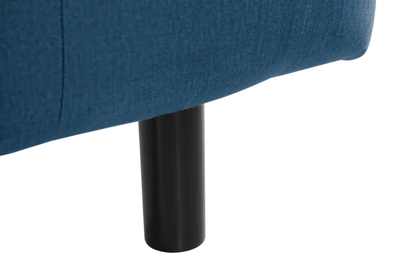 Ella Sänggavel 140 cm Djuphäftad - Blå/Sammet - Möbler - Säng - Sängtillbehör & sänggavel - Sänggavlar & huvudgavlar