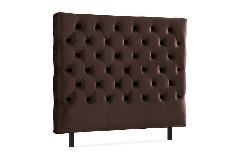 Ella Sänggavel 140 cm Djuphäftad - Brun/Sammet - Möbler - Säng - Sängtillbehör & sänggavel - Sänggavlar & huvudgavlar