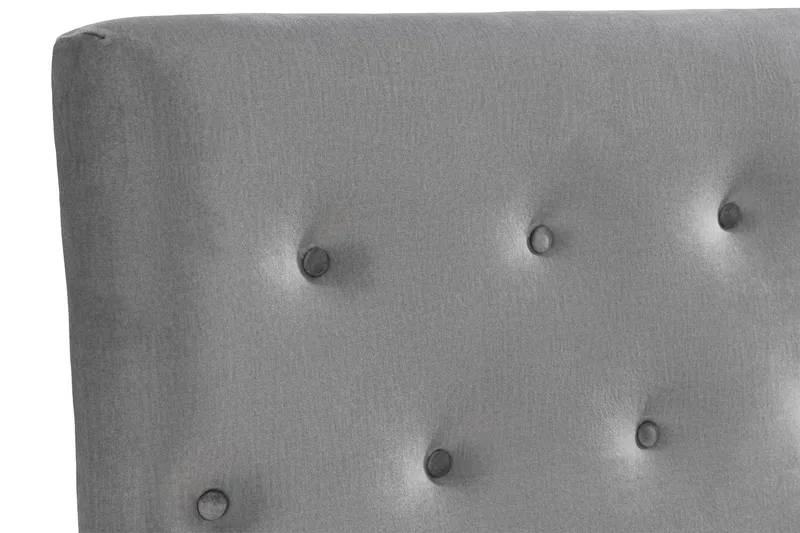 Ella Sänggavel 140 cm Knappar - Grå/Sammet - Möbler - Säng - Sängtillbehör & sänggavel - Sänggavlar & huvudgavlar