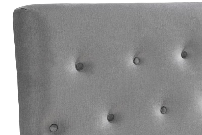 Ella Sänggavel 140 cm Knappar - Grå/Sammet - Möbler - Säng - Sängtillbehör & sänggavel - Sänggavlar & huvudgavlar