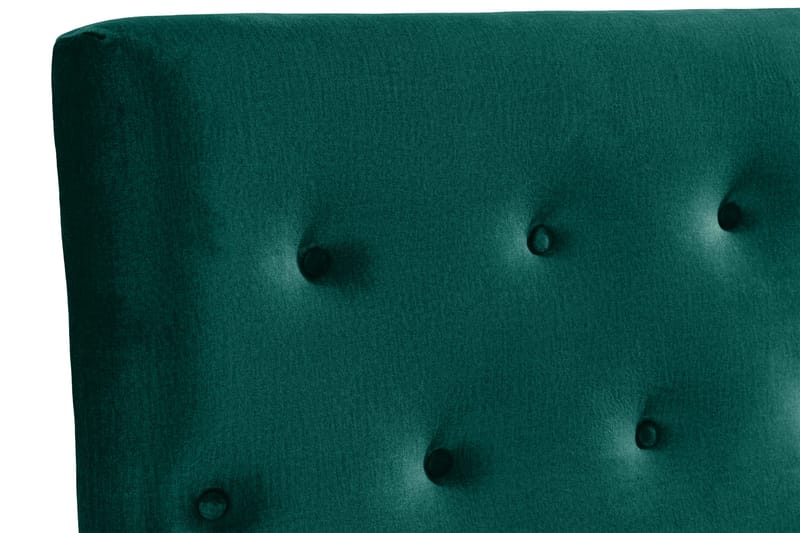 Ella Sänggavel 140 cm Knappar - Grön/Sammet - Möbler - Säng - Sängtillbehör & sänggavel - Sänggavlar & huvudgavlar