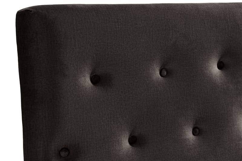 Ella Sänggavel 140 cm Knappar - Mörkgrå/Sammet - Möbler - Säng - Sängtillbehör & sänggavel - Sänggavlar & huvudgavlar