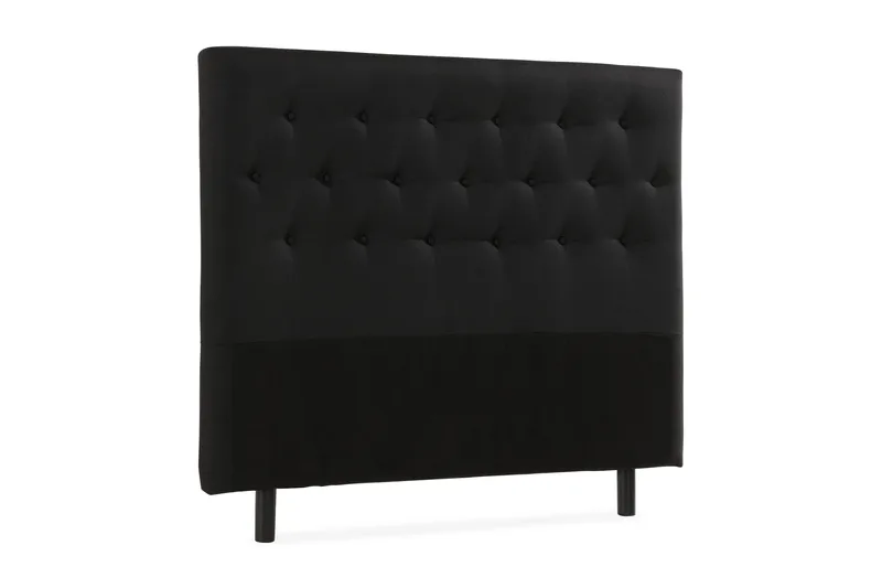 Ella Sänggavel 140 cm Knappar - Svart - Möbler - Säng - Sängtillbehör & sänggavel - Sänggavlar & huvudgavlar