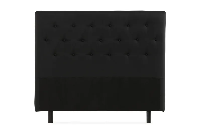 Ella Sänggavel 140 cm Knappar - Svart - Möbler - Säng - Sängtillbehör & sänggavel - Sänggavlar & huvudgavlar