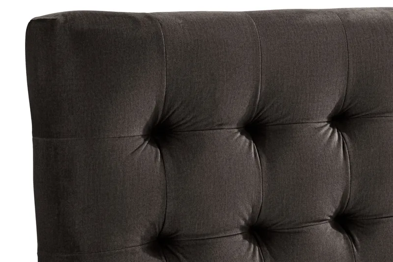 Ella Sänggavel 140 cm Rutig - Mörkgrå/Sammet - Möbler - Säng - Sängtillbehör & sänggavel - Sänggavlar & huvudgavlar