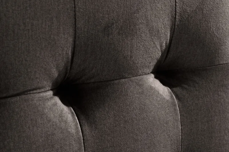 Ella Sänggavel 140 cm Rutig - Mörkgrå/Sammet - Möbler - Säng - Sängtillbehör & sänggavel - Sänggavlar & huvudgavlar