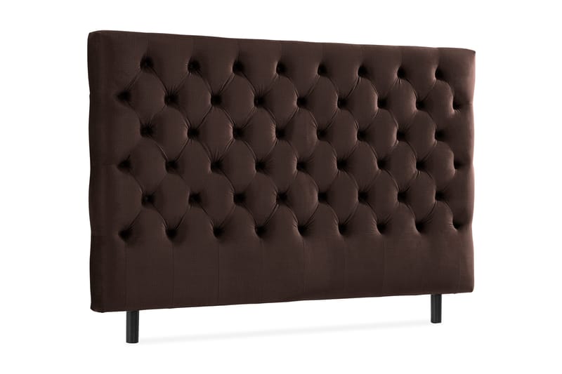Ella Sänggavel 160 cm Djuphäftad - Brun/Sammet - Möbler - Säng - Sängtillbehör & sänggavel - Sänggavlar & huvudgavlar