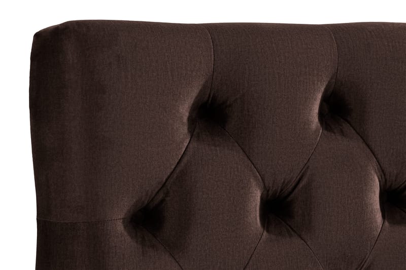 Ella Sänggavel 160 cm Djuphäftad - Brun/Sammet - Möbler - Säng - Sängtillbehör & sänggavel - Sänggavlar & huvudgavlar