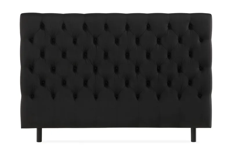 Ella Sänggavel 160 cm Djuphäftad - Svart - Möbler - Säng - Sängtillbehör & sänggavel - Sänggavlar & huvudgavlar