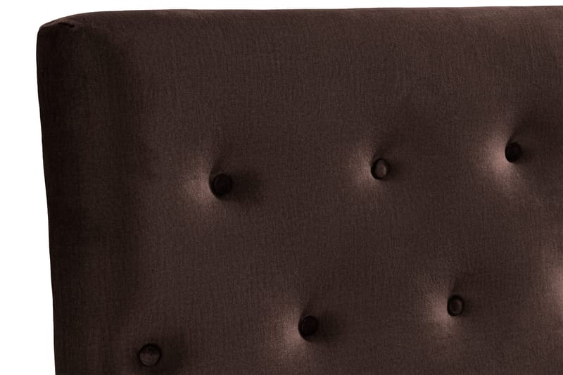 Ella Sänggavel 160 cm Knappar - Brun/Sammet - Möbler - Säng - Sängtillbehör & sänggavel - Sänggavlar & huvudgavlar