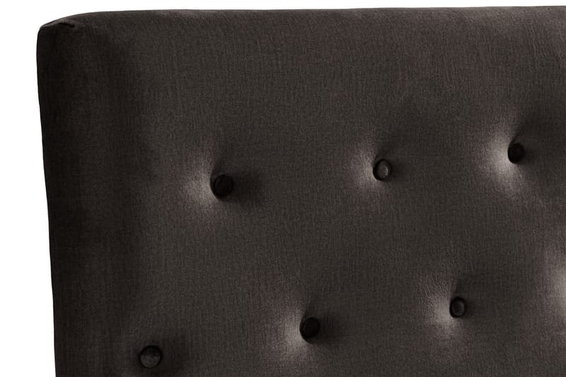 Ella Sänggavel 160 cm Knappar - Mörkgrå/Sammet - Möbler - Säng - Sängtillbehör & sänggavel - Sänggavlar & huvudgavlar