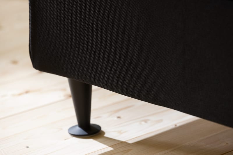 Ella Sänggavel 160 cm Knappar - Svart - Möbler - Säng - Sängtillbehör & sänggavel - Sänggavlar & huvudgavlar