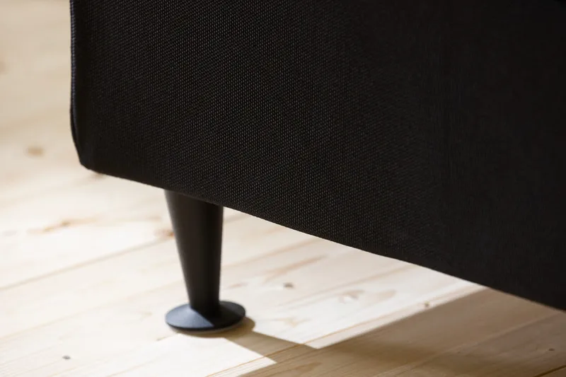 Ella Sänggavel 160 cm Knappar - Svart - Möbler - Säng - Sängtillbehör & sänggavel - Sänggavlar & huvudgavlar