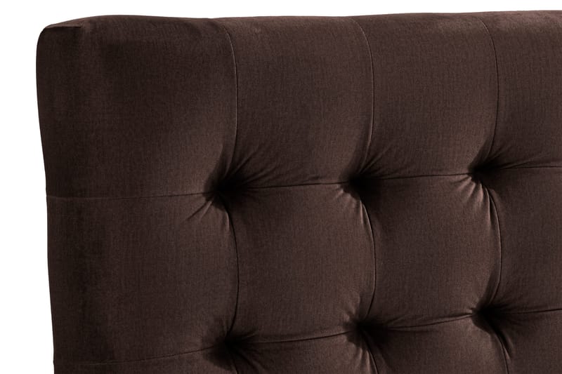 Ella Sänggavel 160 cm Rutig - Brun/Sammet - Möbler - Säng - Sängtillbehör & sänggavel - Sänggavlar & huvudgavlar