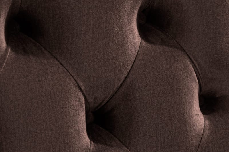 Ella Sänggavel 180 cm Djuphäftad - Brun/Sammet - Möbler - Säng - Sängtillbehör & sänggavel - Sänggavlar & huvudgavlar