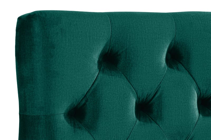 Ella Sänggavel 180 cm Djuphäftad - Grön/Sammet - Möbler - Säng - Sängtillbehör & sänggavel - Sänggavlar & huvudgavlar