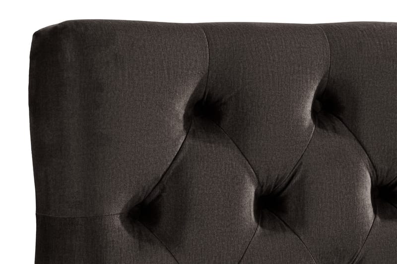 Ella Sänggavel 180 cm Djuphäftad - Mörkgrå/Sammet - Möbler - Säng - Sängtillbehör & sänggavel - Sänggavlar & huvudgavlar