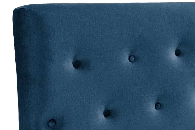 Ella Sänggavel 180 cm Knappar - Blå/Sammet - Möbler - Säng - Sängtillbehör & sänggavel - Sänggavlar & huvudgavlar
