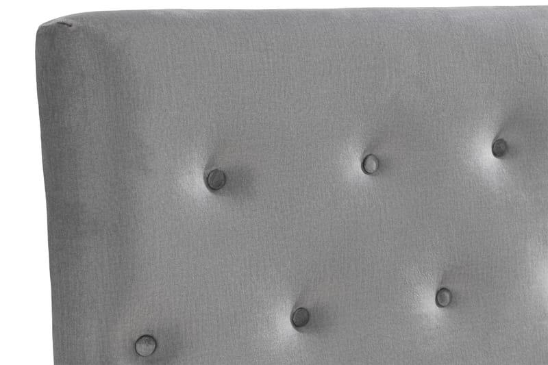 Ella Sänggavel 180 cm Knappar - Grå/Sammet - Möbler - Säng - Sängtillbehör & sänggavel - Sänggavlar & huvudgavlar