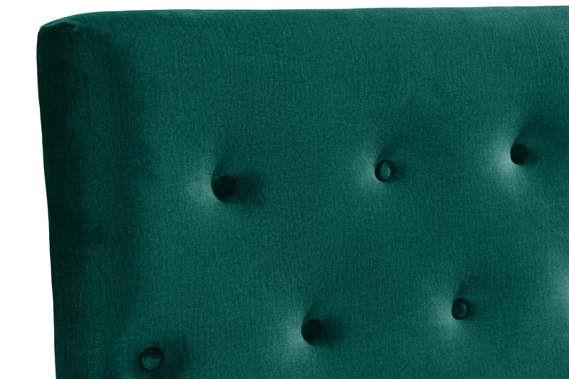 Ella Sänggavel 180 cm Knappar - Grön/Sammet - Möbler - Säng - Sängtillbehör & sänggavel - Sänggavlar & huvudgavlar