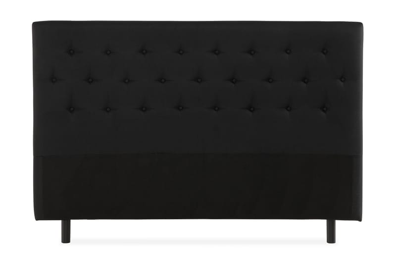 Ella Sänggavel 180 cm Knappar - Svart - Möbler - Säng - Sängtillbehör & sänggavel - Sänggavlar & huvudgavlar