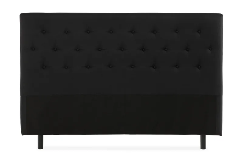 Ella Sänggavel 180 cm Knappar - Svart - Möbler - Säng - Sängtillbehör & sänggavel - Sänggavlar & huvudgavlar