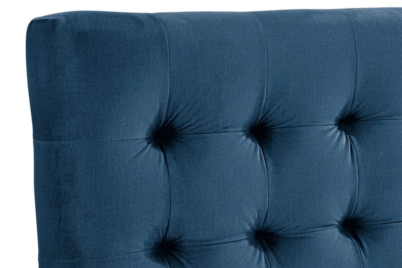 Ella Sänggavel 180 cm Rutig - Blå/Sammet - Möbler - Säng - Sängtillbehör & sänggavel - Sänggavlar & huvudgavlar