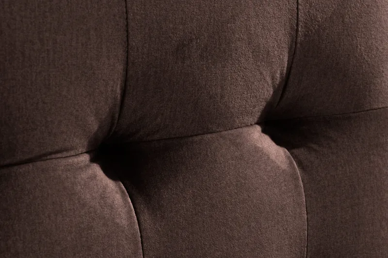 Ella Sänggavel 180 cm Rutig - Brun/Sammet - Möbler - Säng - Sängtillbehör & sänggavel - Sänggavlar & huvudgavlar