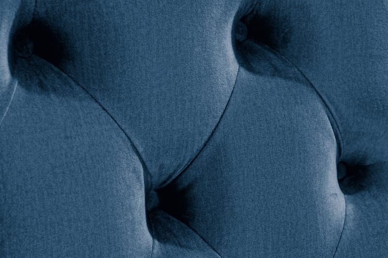 Ella Sänggavel 90 cm Djuphäftad - Blå/Sammet - Möbler - Säng - Sängtillbehör & sänggavel - Sänggavlar & huvudgavlar