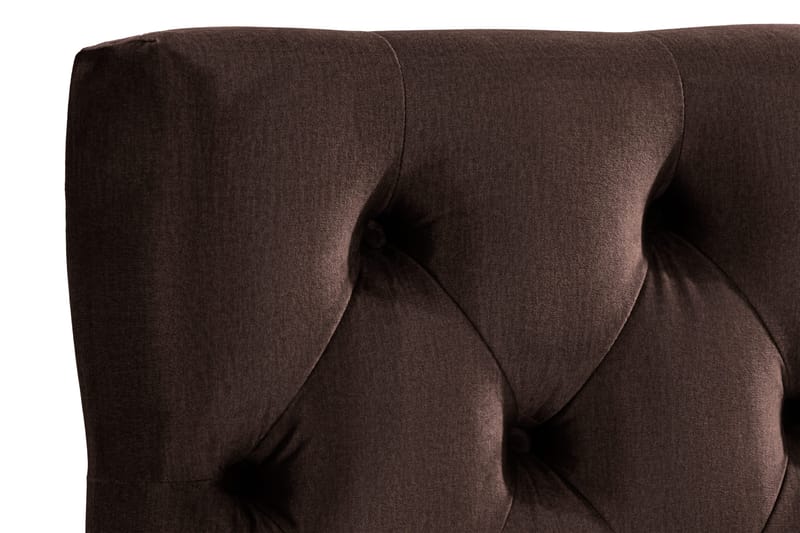 Ella Sänggavel 90 cm Djuphäftad - Brun/Sammet - Möbler - Säng - Sängtillbehör & sänggavel - Sänggavlar & huvudgavlar