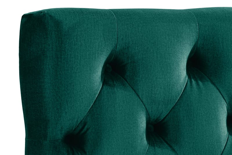 Ella Sänggavel 90 cm Djuphäftad - Grön/Sammet - Möbler - Säng - Sängtillbehör & sänggavel - Sänggavlar & huvudgavlar