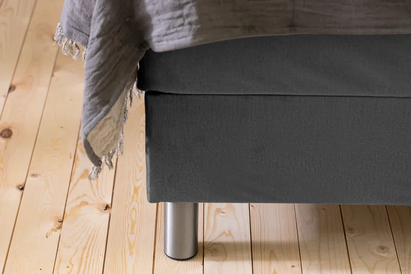 Ella Sänggavel 90 cm Djuphäftad - Mellangrå/Sammet - Möbler - Säng - Sängtillbehör & sänggavel - Sänggavlar & huvudgavlar