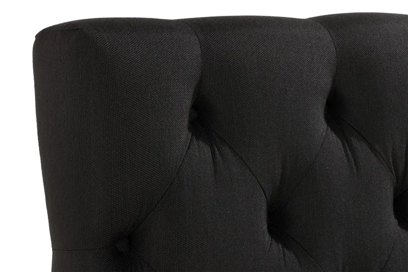 Ella Sänggavel 90 cm Djuphäftad - Svart - Möbler - Säng - Sängtillbehör & sänggavel - Sänggavlar & huvudgavlar