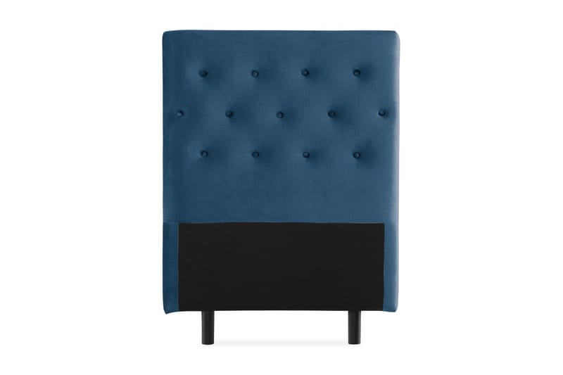 Ella Sänggavel 90 cm Knappar - Blå/Sammet - Möbler - Säng - Sängtillbehör & sänggavel - Sänggavlar & huvudgavlar