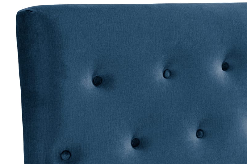Ella Sänggavel 90 cm Knappar - Blå/Sammet - Möbler - Säng - Sängtillbehör & sänggavel - Sänggavlar & huvudgavlar