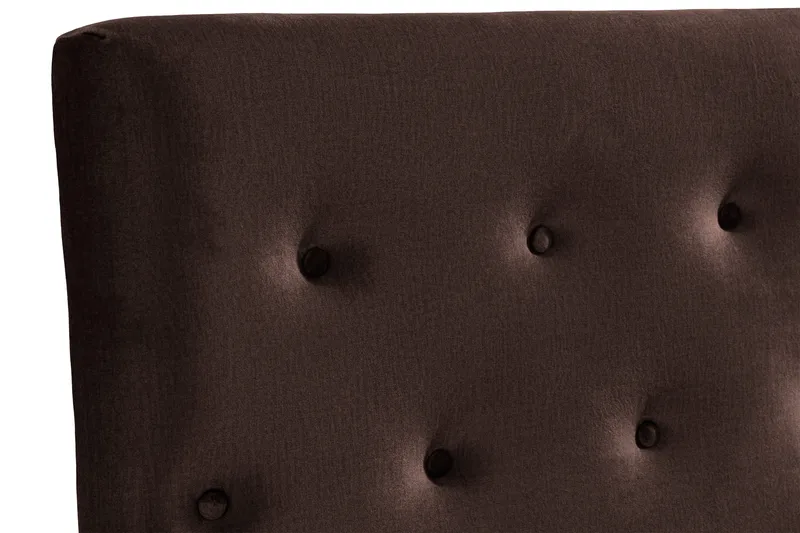 Ella Sänggavel 90 cm Knappar - Brun/Sammet - Möbler - Säng - Sängtillbehör & sänggavel - Sänggavlar & huvudgavlar