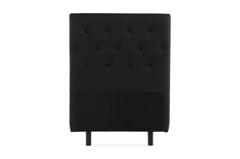 Ella Sänggavel 90 cm Knappar, Svart