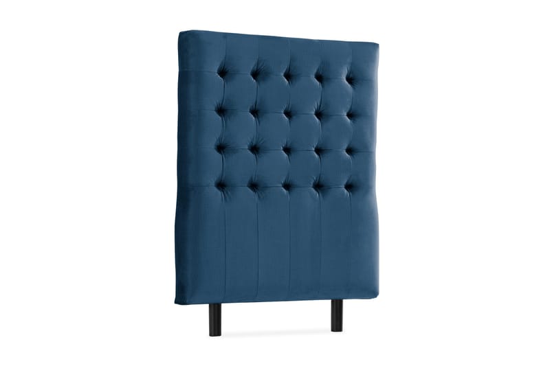 Ella Sänggavel 90 cm Rutig - Blå/Sammet - Möbler - Säng - Sängtillbehör & sänggavel - Sänggavlar & huvudgavlar