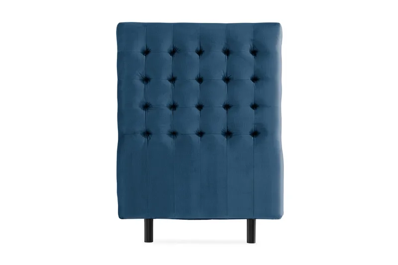 Ella Sänggavel 90 cm Rutig - Blå/Sammet - Möbler - Säng - Sängtillbehör & sänggavel - Sänggavlar & huvudgavlar