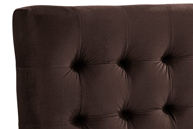 Ella Sänggavel 90 cm Rutig - Brun/Sammet - Möbler - Säng - Sängtillbehör & sänggavel - Sänggavlar & huvudgavlar