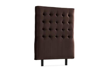 Ella Sänggavel 90 cm Rutig - Brun/Sammet - Möbler - Säng - Sängtillbehör & sänggavel - Sänggavlar & huvudgavlar