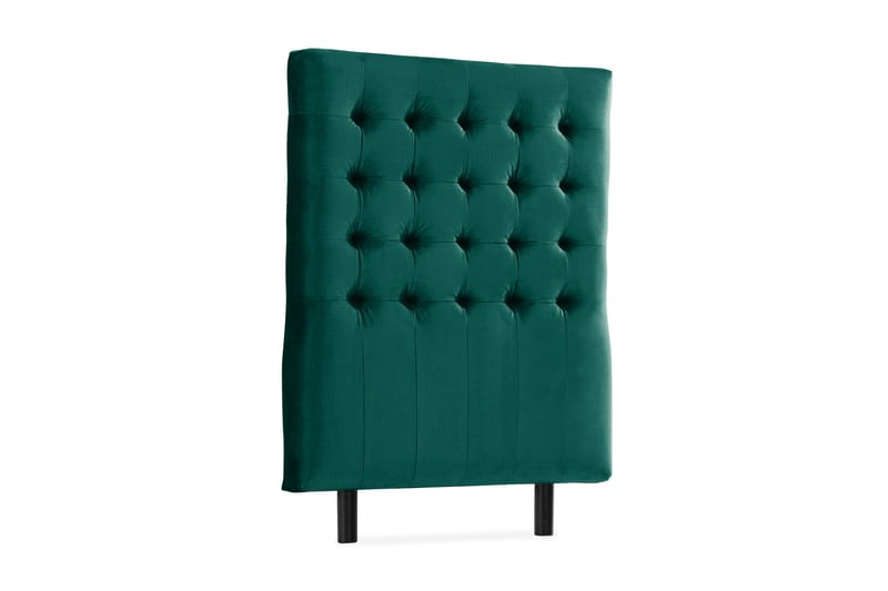 Ella Sänggavel 90 cm Rutig - Grön/Sammet - Möbler - Säng - Sängtillbehör & sänggavel - Sänggavlar & huvudgavlar