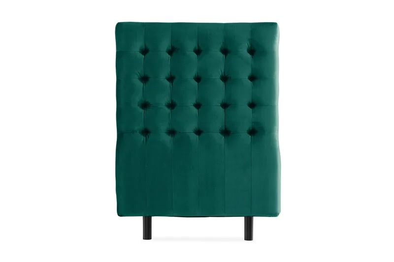 Ella Sänggavel 90 cm Rutig - Grön/Sammet - Möbler - Säng - Sängtillbehör & sänggavel - Sänggavlar & huvudgavlar